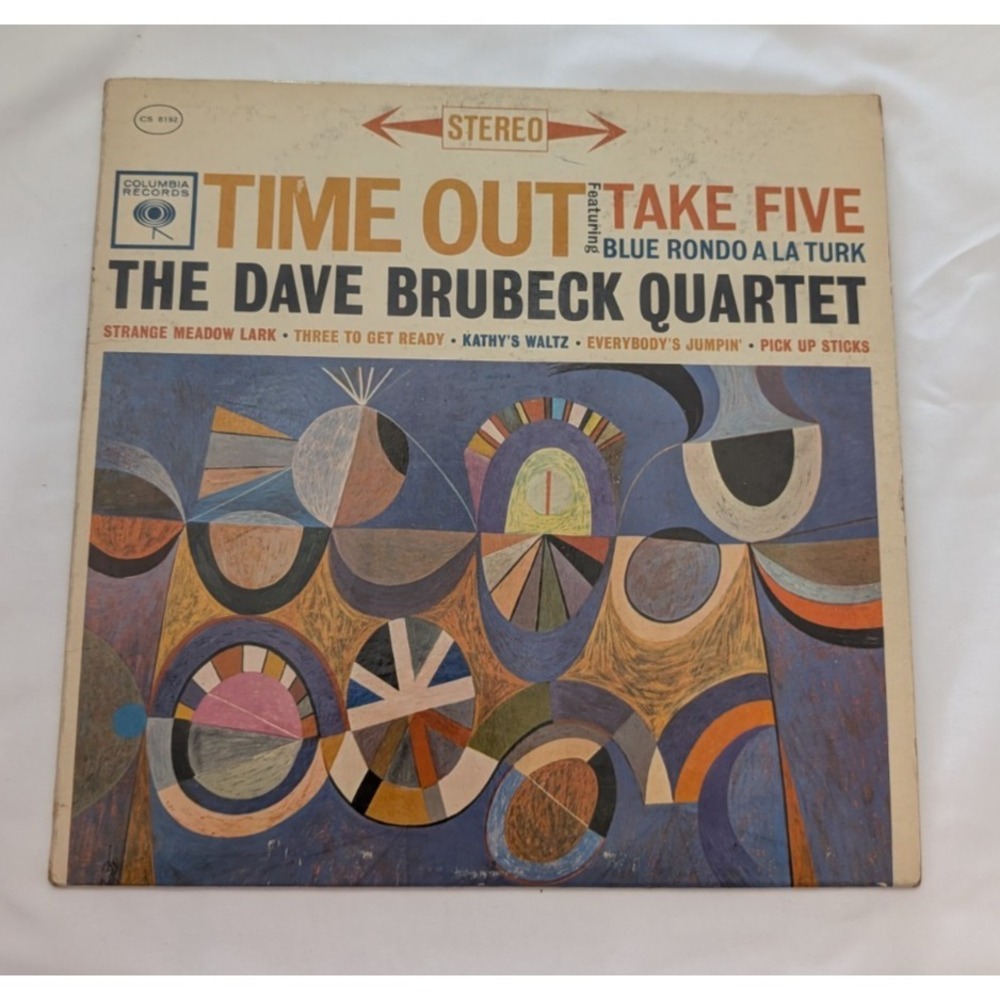 The Dave Brubeck Quartet - Time Out - Vinyl LP Record - Columbia CS 8192